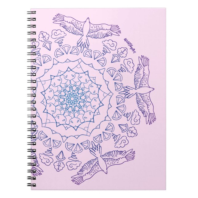 Cuaderno Mandala Paragliding Notebook (Frente)