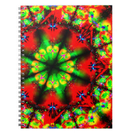 Cuaderno Mandala psicodélica del diseño