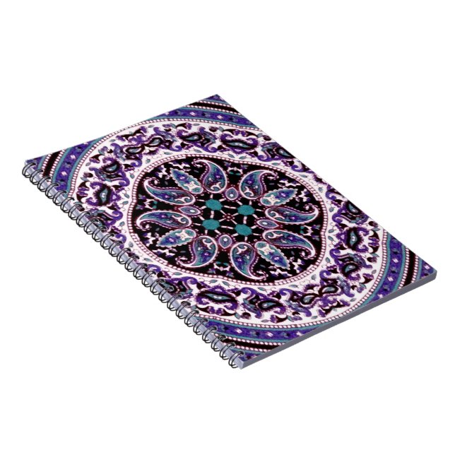 Cuaderno Mandala púrpura (Lado Derecho)