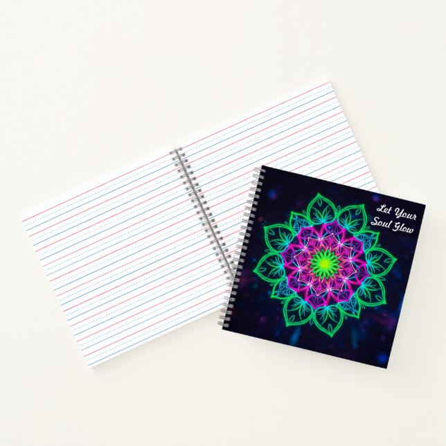 Cuaderno Mandala radiante (Interior)
