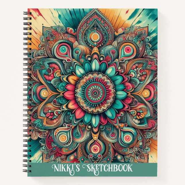 Cuaderno Mandala Sketchbook (Anverso)