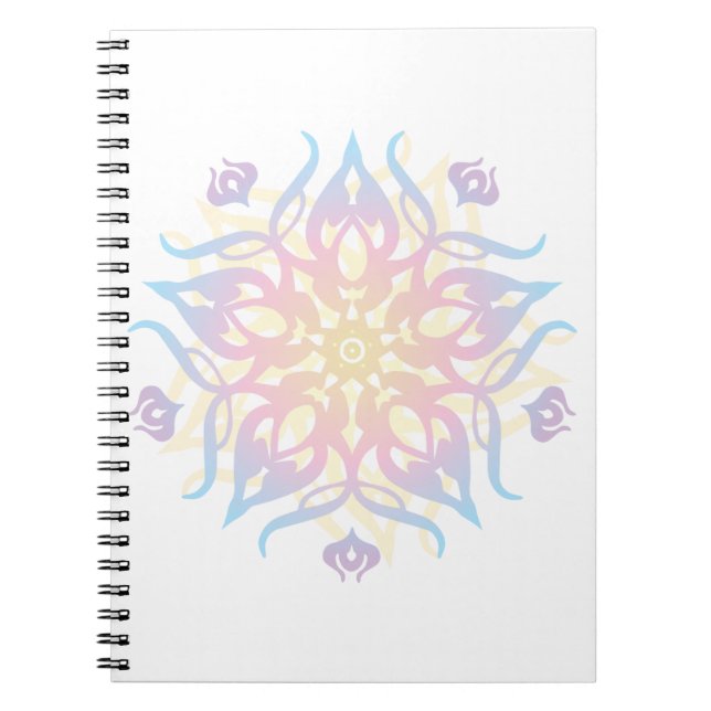 Cuaderno Mandala Sprite Burst (Frente)
