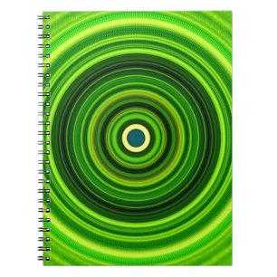 Cuaderno Mandala verde geométrica-25436