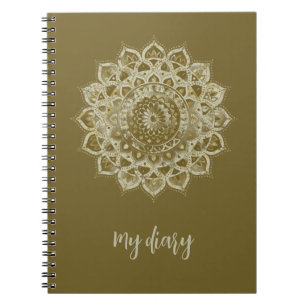 Cuaderno Mandalas India Estilo 4 con Clase y Colorido