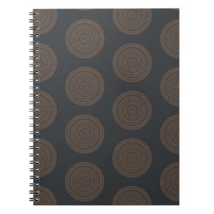 Cuaderno Mandalas vintage impecables. Elemento decorativo d
