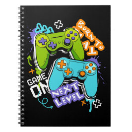 Cuaderno Mandos de juego Graffiti  Gaming Nacido Para Jugar