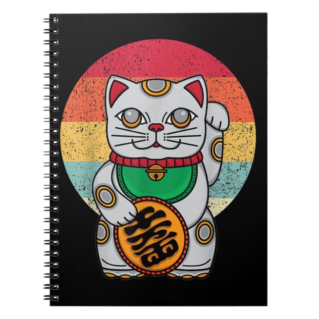 Cuaderno Maneki Neko Kawaii Koban Feng (Frente)