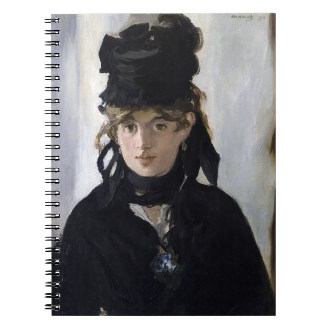 Cuaderno Manet - Berthe Morisot con un ramo de violetas (Frente)