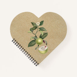 Cuaderno Mangosteen verde vintage