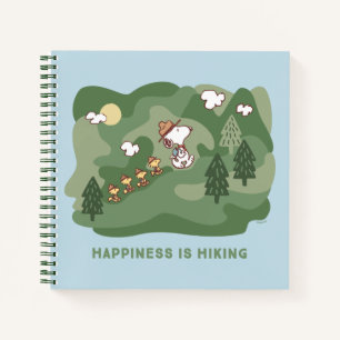 Cuaderno Maní   La felicidad de Snoopy y Woodstock está en 