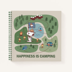 Cuaderno Maní   Mapa del campamento Snoopy & Woodstock