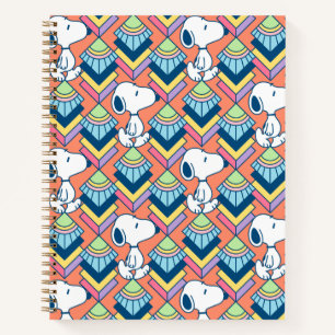 Cuaderno Maní   Patrón de sueños Snoopy Deco