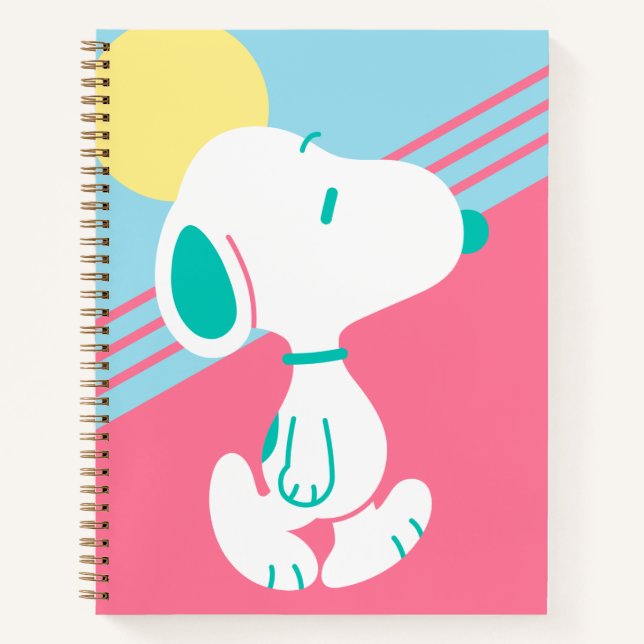 Cuaderno Maní | Snoopy Deco Dreams Sun (Anverso)