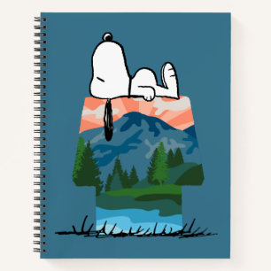 Cuaderno Maní   Snoopy Dog Sunset View