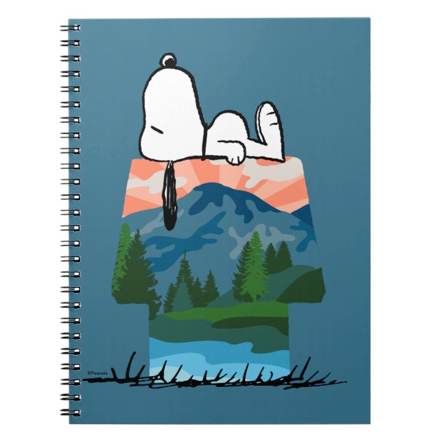 Cuaderno Maní | Snoopy Dog Sunset View (Frente)