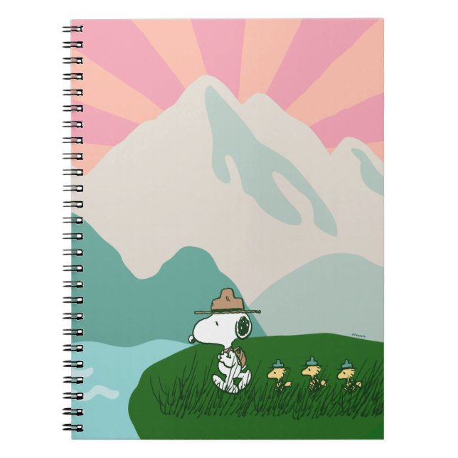 Cuaderno Maní | Snoopy Leader of the Pack (Frente)