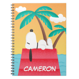 Cuaderno Maní   Snoopy Tropical Deco   Añadir su nombre