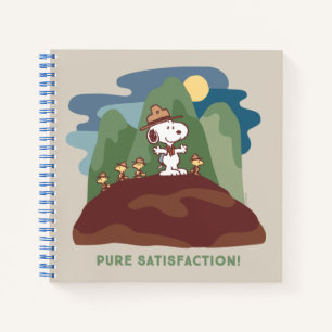Cuaderno Maní   Snoopy & Woodstock Satisfacción pura