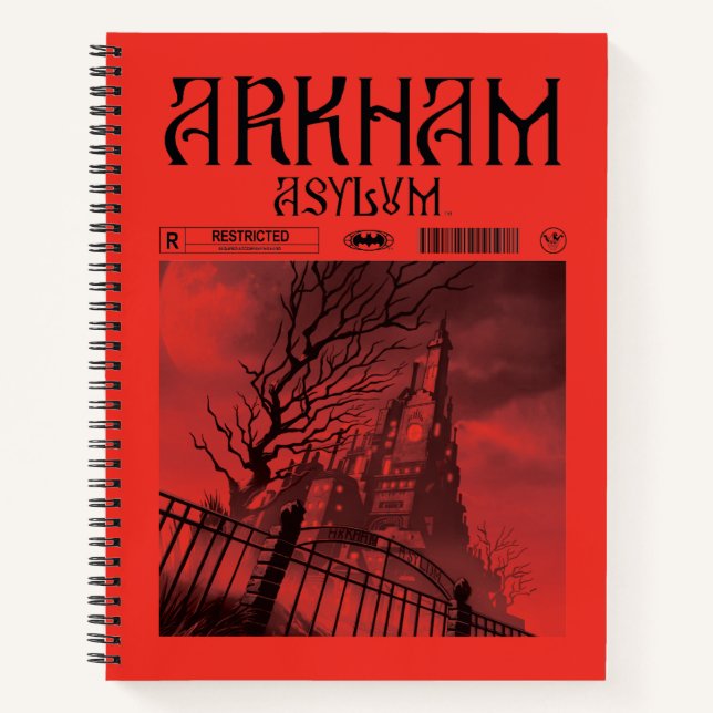 Cuaderno Manicomio Arkham: Restringido (Anverso)