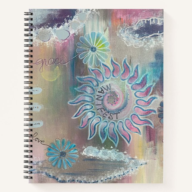 Cuaderno Manifest Journal with mantra or choose your own (Anverso)