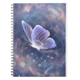 Cuaderno Manifestación Eterna Mariposa Blanca