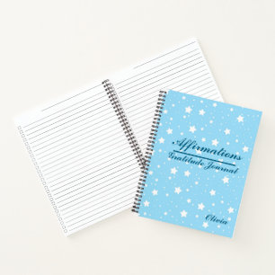 Cuaderno Manifestación personalizada Gratitud Autocuidado