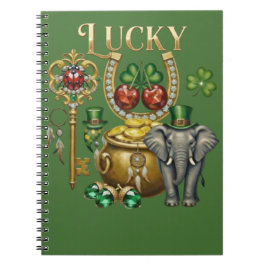 Cuaderno Manifiesta tus sueños Arte de amuleto dorado de la