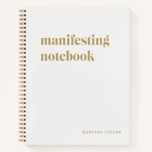 Cuaderno Manifiesto gris claro simple