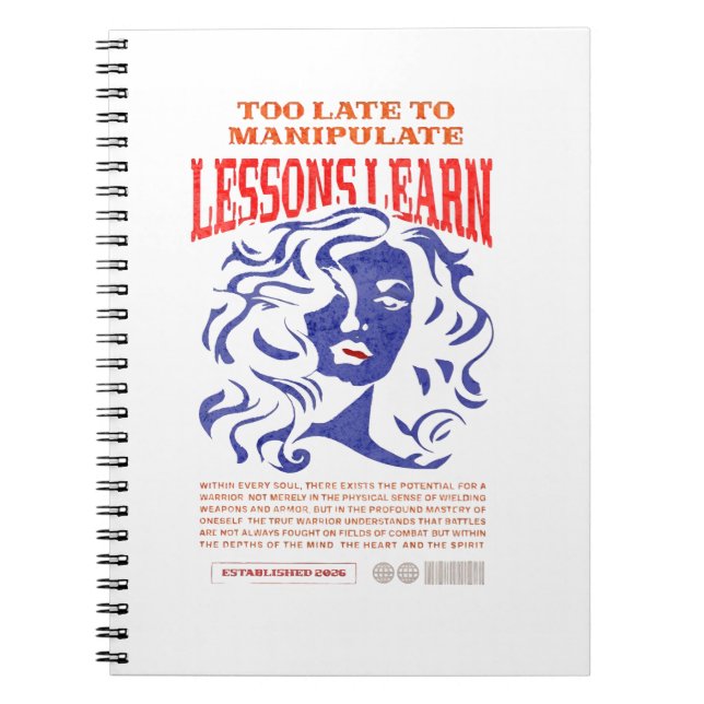 CUADERNO MANIPULAR LECCIONES APRENDIDAS LIBRO FOTO ESPIRAL  (Frente)