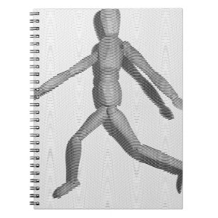 Cuaderno Mannequina humana de madera