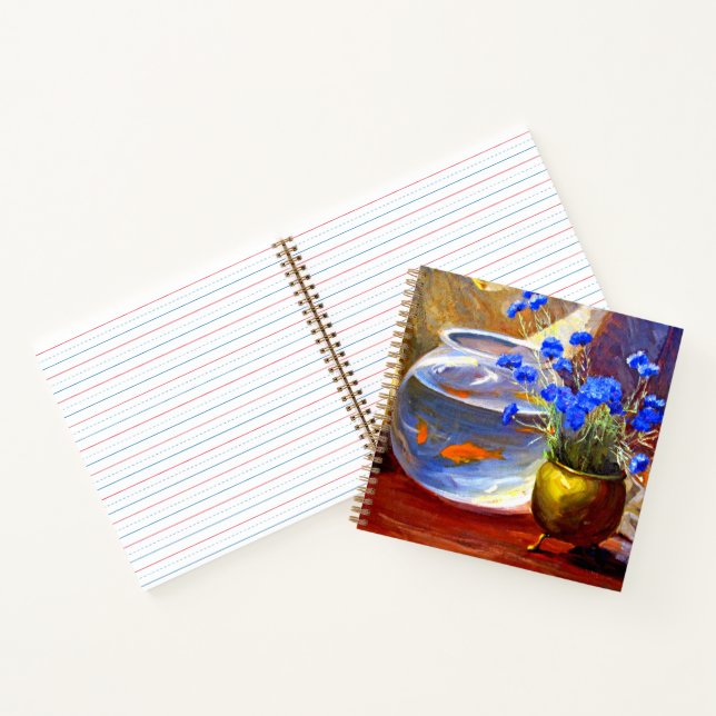 Cuaderno Mannheim - Pecera y flores (Interior)