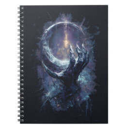 Cuaderno Mano Cósmica Fantasía Oscura