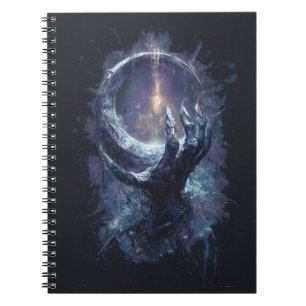 Cuaderno Mano Cósmica Fantasía Oscura