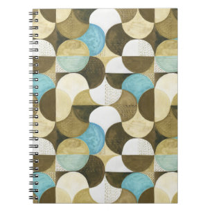Cuaderno Mano de acuarela abstracta dibujada