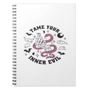 Cuaderno Mano de esqueleto haciendo corazón