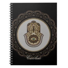 Cuaderno Mano elegante de hamsa