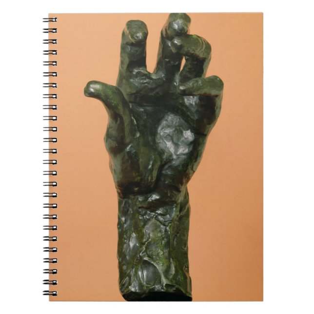 Cuaderno Mano izquierda grande (bronce) (Frente)