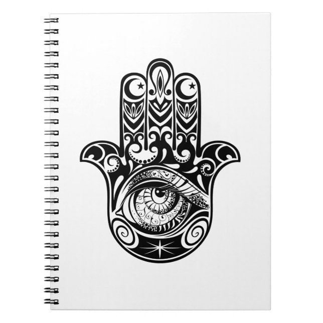 Cuaderno Mano Zendoodle de Hamsa (Frente)