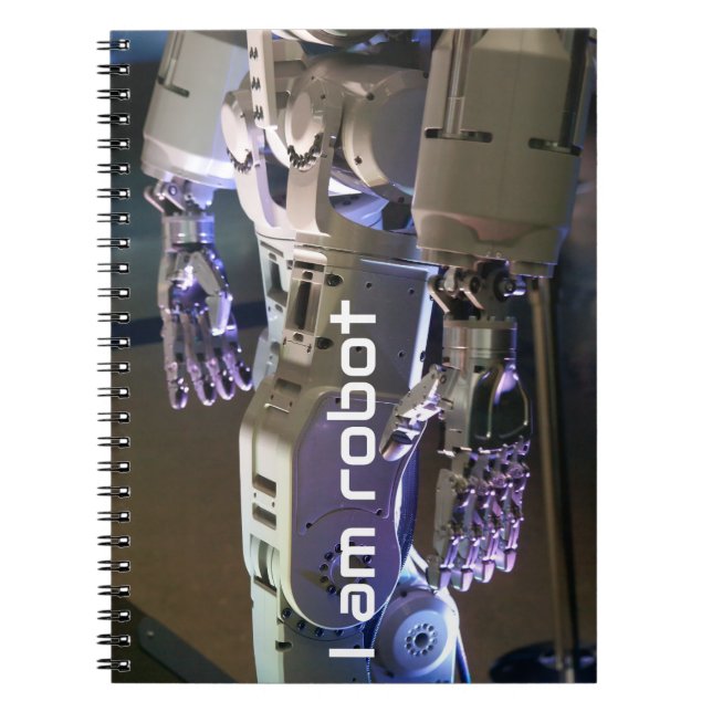Cuaderno Manos de robot  (Frente)