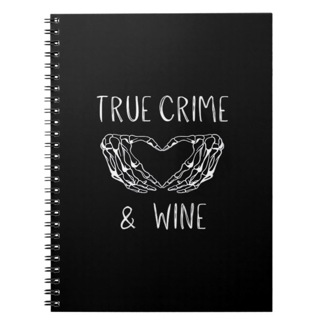 Cuaderno Manos Del Esbozo De Crimen Y Vino (Frente)