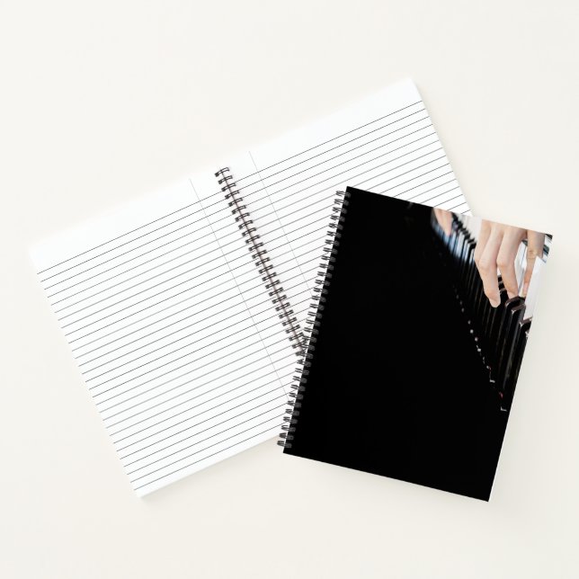 Cuaderno Manos jugando al piano (Interior)