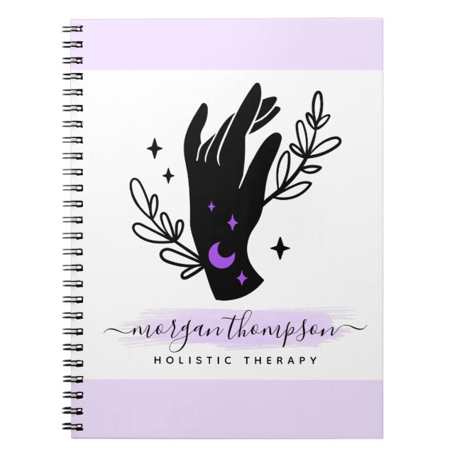 Cuaderno Manos minimalistas y fases lunares Metafísico Reik (Frente)