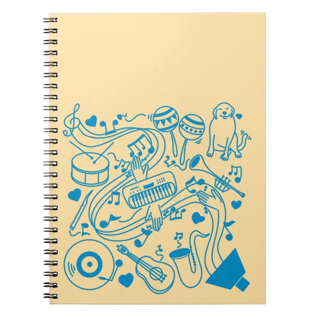 Cuaderno Manos musicales - Diseño ASL (Frente)