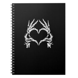 Cuaderno Manos Skeleton Heart - Halloween - Manos Skeleton