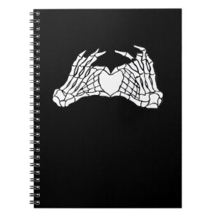 Cuaderno Manos Skeleton Heart - Luz