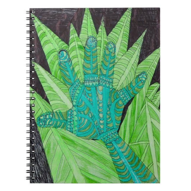 Cuaderno Manos tribales (Frente)