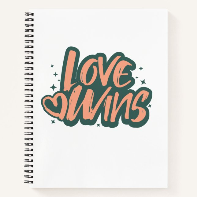 Cuaderno Manta de lana Love Wins (Anverso)