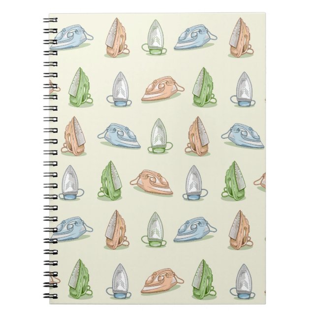 Cuaderno Manta de lavandería de planchado de hierro (Frente)