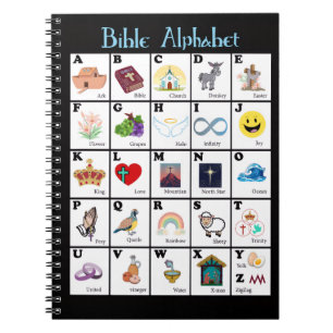 Cuaderno Manta Del Alfabeto De La Biblia