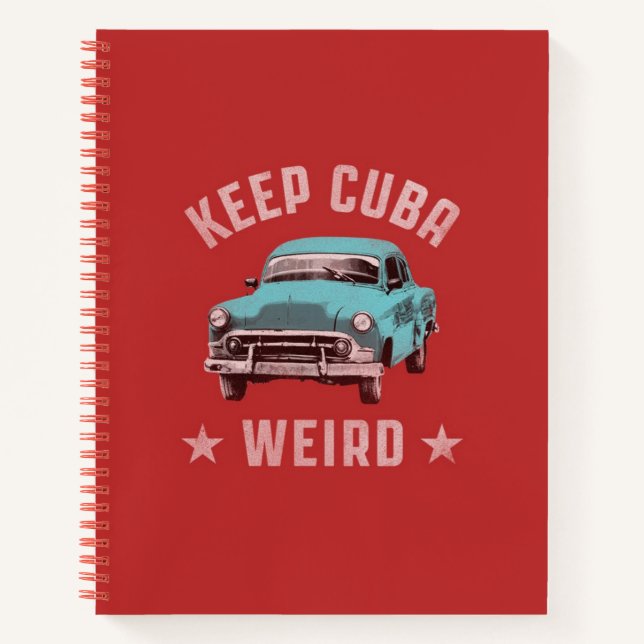 Cuaderno mantén Cuba rara (Anverso)